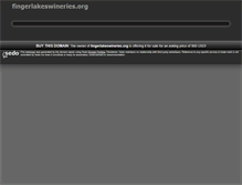 Tablet Screenshot of fingerlakeswineries.org